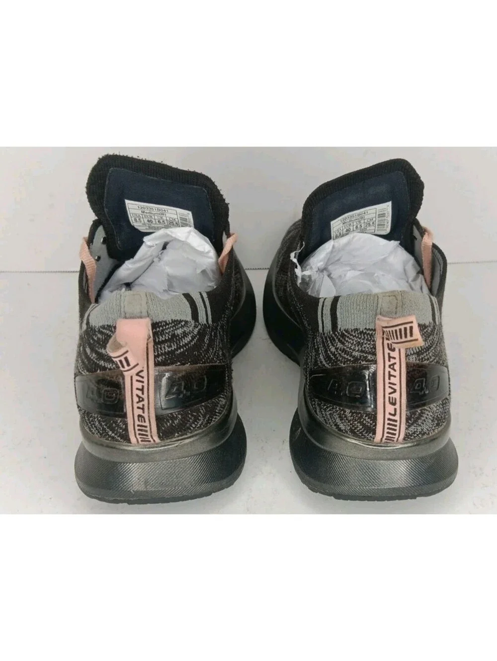 Brooks Levitate 4 Running Shoes Womens 8.5 Black Rose Gold DNA AMP 1203351B041